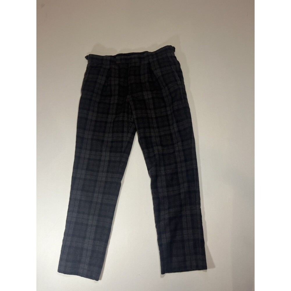 Brooks Brothers Milano Fit Wool Plaid Dress Pants – Men’s 35x29 – Gray/Black - Picture 6 of 13